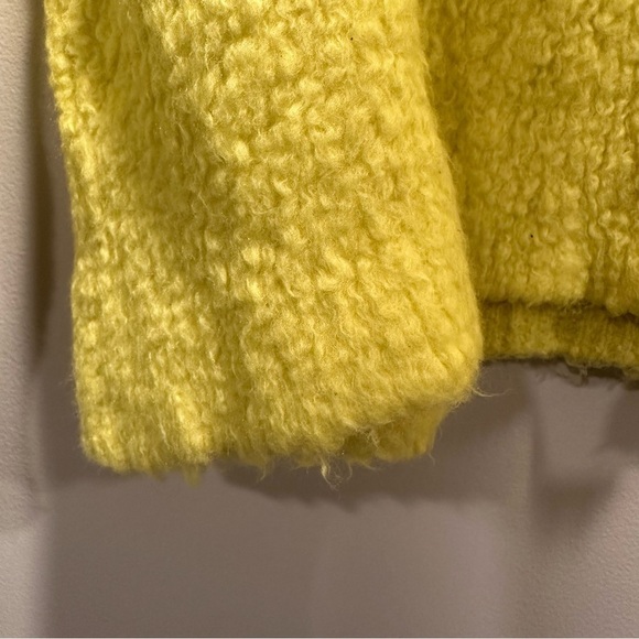 Maeve Anthropologie Simone V-Neck Plush Merino Wool Sweater Bright Yellow Small - Picture 12 of 16